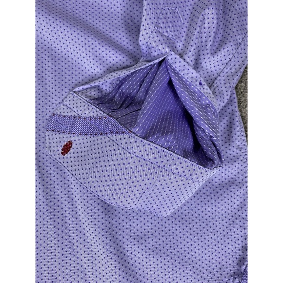 Robert Graham Shirt Mens Button Down Large 44/ 17.5 - Picture 4 of 6